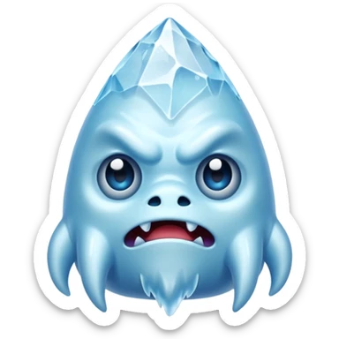 ice monster sticker