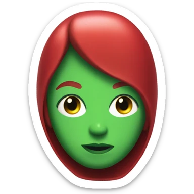 Red light green light doll from squid games sticker