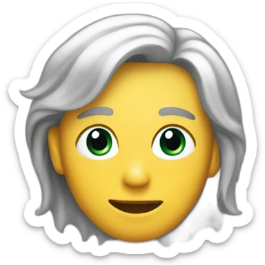 un emoji señalando a la derecha sticker