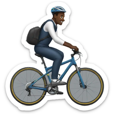 Blaise compaoré sur un VTT sticker