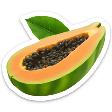 Papaya sticker