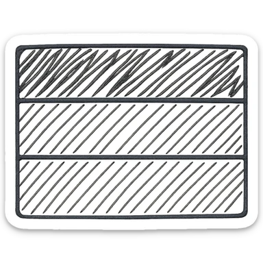 Germany FRG country flag hand drawn outlined icon sticker