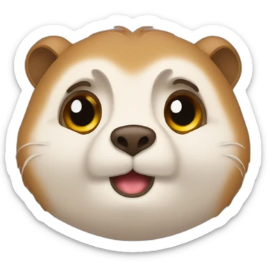 Gopher crying sticker