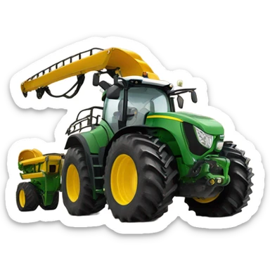 USA modern agricultural machine sticker