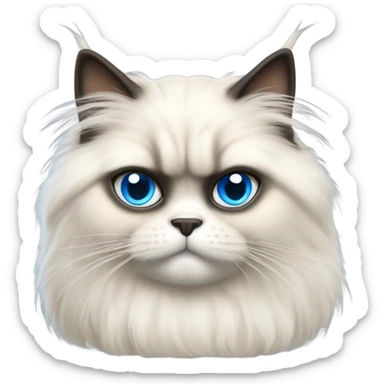 Himalayan cat sticker