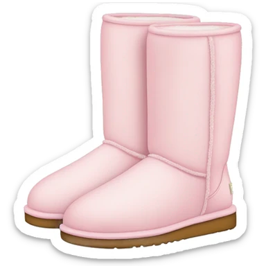 light pink uggs sticker