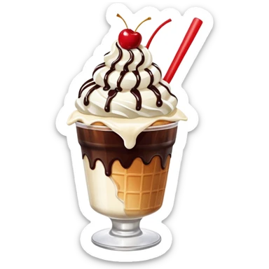 McDonald's Sundae sticker