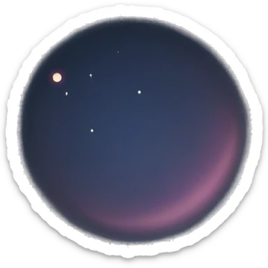 eclipsed moon taurus sticker