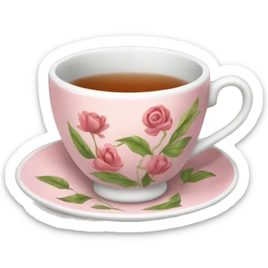 Tea cups sticker
