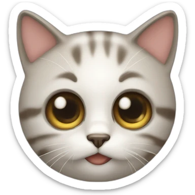 Chat qui se sens seul sticker