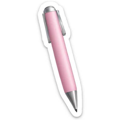 Light pink pen sticker