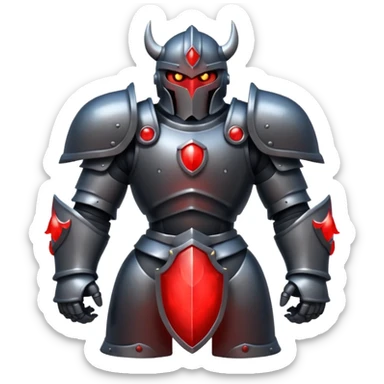 Mega knight from clash royal sticker