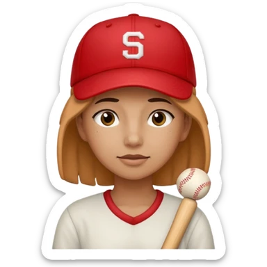 Tom boy with a red baseball cap saying nighty night sticker