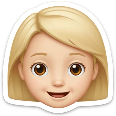 Toddler kids face sticker