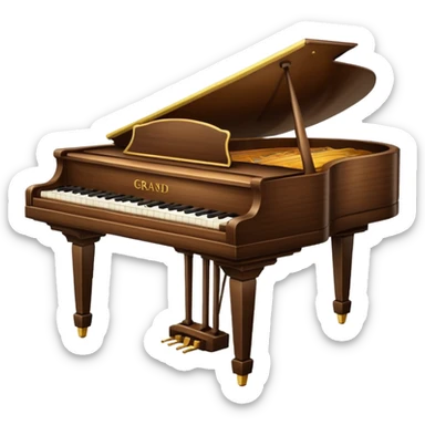 
piano sticker