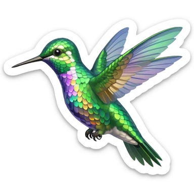 Hummingbird sticker