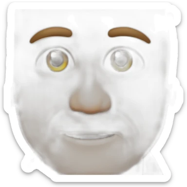 Macron who has a car in his nose sticker