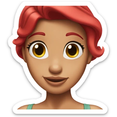 princess ariel  sticker