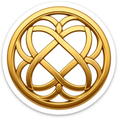 Celtic circles sticker