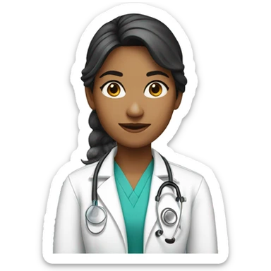 DOCTORA JOVEN BLANCA sticker