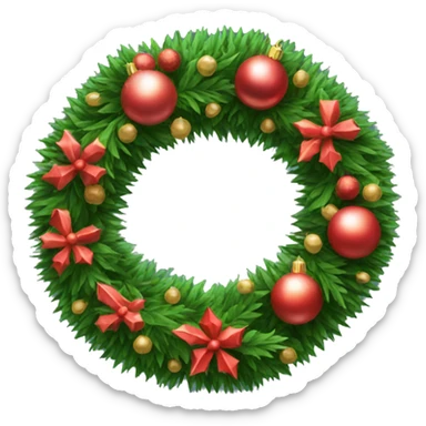 Christmas Wreath  sticker