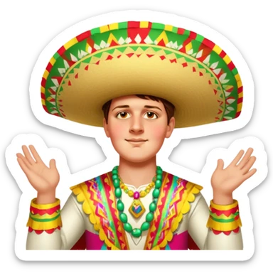 Joyful Reveler sticker