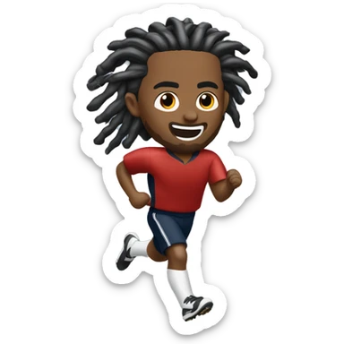 jose ramirez dreads running  sticker