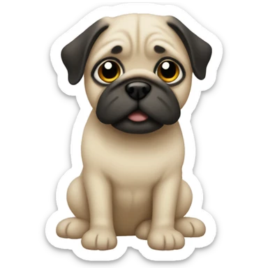 Mops sticker