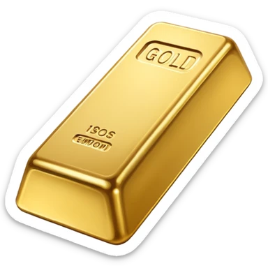 Gold bar sticker