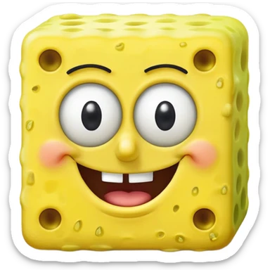SpongeBob hitting the 67 emote sticker