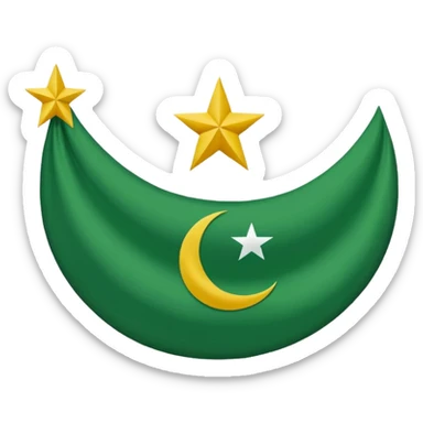 Make Azad Kashmir flag emoji sticker