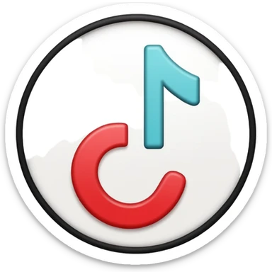 Crea un emoji de la verificación de tik tok con el bien  sticker