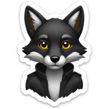 black-fox sticker