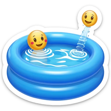 inflatable pool sticker