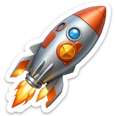 rocket sticker