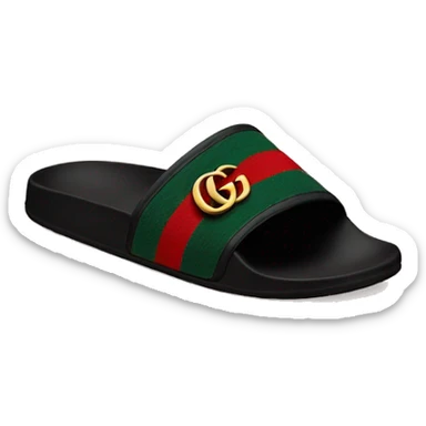 Gucci slides sticker