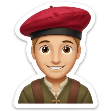 MITOLOGICAL CARACTER OF THE BASQUE COUNTRY OLENTZERO, sticker