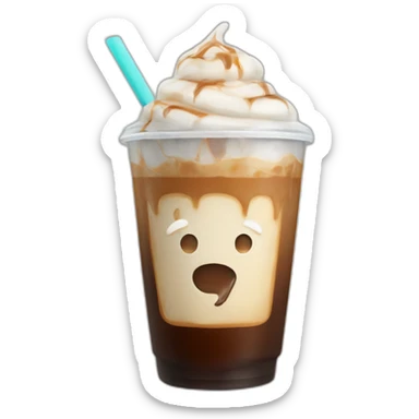 Iced espresso sticker