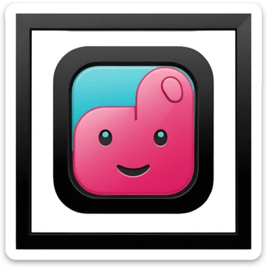 Logo tiktok comment sur app store sticker