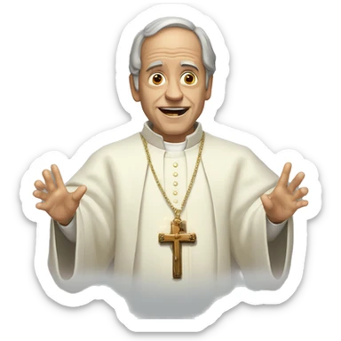 sacerdote de la película el exorcista sticker