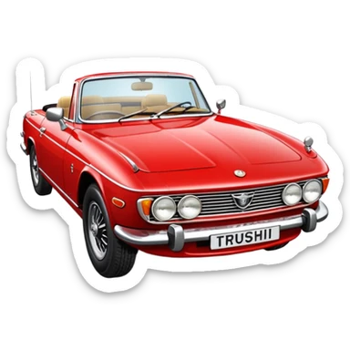 Triumph stag sticker