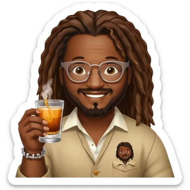T-PAIN HOLDING A SHOTGLASS sticker