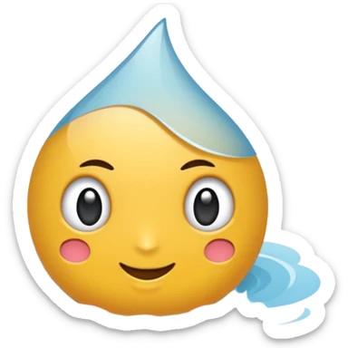 Beyaz saçlı beyaz tenli uzun ve düz saçlı bir kız sticker