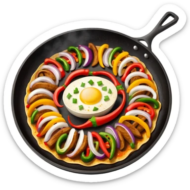 fajitas dinner sticker