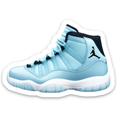 Air Jordan 11 Retro Columbia/Legend Blue  sticker