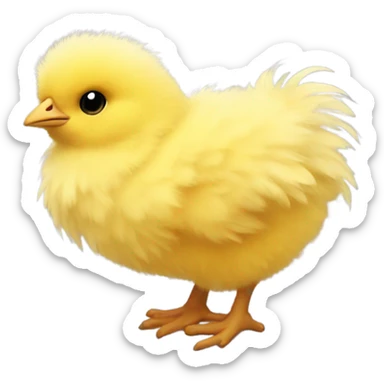 cute little chicken  sticker