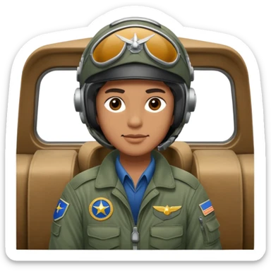 Airforce pilot in old 4Runner sticker