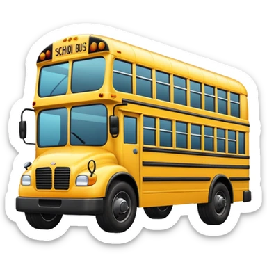 bus escolar sticker