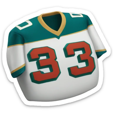 jersey number 83 sticker