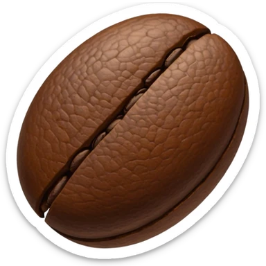 a coffee bean sticker